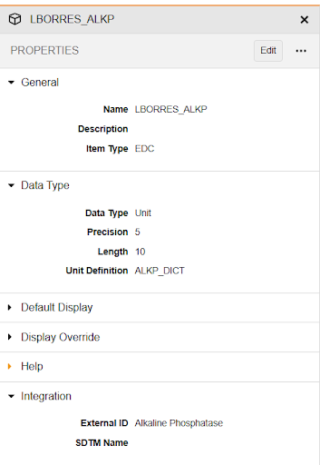 Lab Result Name Example